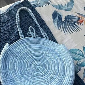 Universal Thread Sky Blue Braided Women's Bag